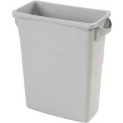 Rubbermaid® mince Jim® 1971258 recyclage conteneur, 16 gallons - gris