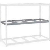 Global Industrial™ Niveau supplémentaire pour wide Span Rack 72"W x 15"D No Deck 900 Lb Capacity, Gry