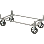 Global Industrial™ Dolly Base sans roulettes, 36"L x 18"P, Gris