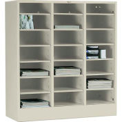 Tennsco Literature Organizer Cabinet 4075-CPY - 21 Format de lettre d’ouverture - Champagne Putty