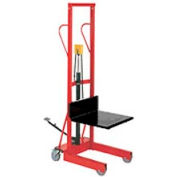 Wesco® Compact camion pied pédale ascenseur avec plate-forme 260150 Cap de 500 lb.
