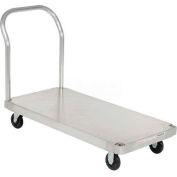 Chariot à plateforme Magliner®, 48 x 24, aluminium, dessus lisse, capacité de 1000 lb