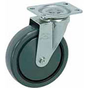 Sans faille plaque roulette 499-3 3" polyuréthane roue pivotante