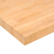 Global Industrial™ 60"W x 30"D x 2-1/4"H Maple Butcher Block Square Edge Workbench Top
