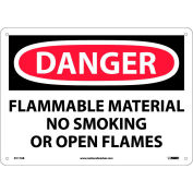 Signes avec sécurité Message Legend-Danger matière inflammable