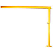 Abell-Howe® Light Duty Floor Crane 4S0008 500 Lb Cap. 10' Span 10' Under Beam Height