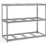 Global Industrial™ Wide Span Rack 96Wx24Dx84H W/ 3 Shelves No Deck 1100 Lb Capacity Per Level