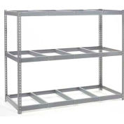 Global Industrial Wide Span Rack 96Wx24Dx84H W/ 3 Shelves No Deck 1100 Lb Capacity Per Level
