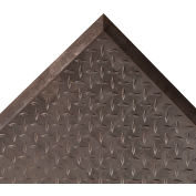 NoTrax® Diamond Top Interlock Center Mat 1/2" Thick 2-5/16' x 2-1/2' Black