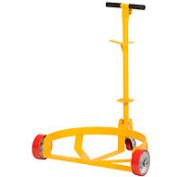 Low-Profile Drum Caddy with Bung Wrench Handle LO-DC-PU - Polyurethane Wheels