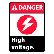 Signes graphiques - Danger haute tension - vinyle 10" W X 14" H