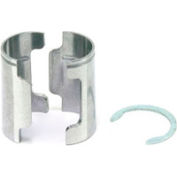 Nexel® Clips d'étagère en aluminium avec anneau de retenue - Ensemble de 4
