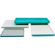 Molded Fiberglass Conveyor/Assembly Tray 608101 -30"L x 20"W x 2"H, White - Pkg Qty 12