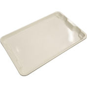 Molded Fiberglass Toteline Nest and Stack Lid 780318 - 19-3/4" x 12-1/2", White - Pkg Qty 12