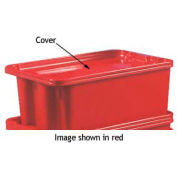 Molded Fiberglass Toteline Nest and Stack Lid 780118 -42-1/2" x 20", Pkg Qty 5, Yellow - Pkg Qty 5