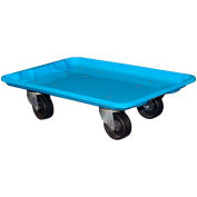 Molded Fiberglass Toteline Dolly 780338 for 19-3/4" x 12-1/2" x 6" Tote, Blue