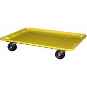 Molded Fiberglass Toteline Dolly 780638 for 25-1/4" x 18"x 10" Tote, Yellow