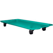 Molded Fiberglass Dolly 780138 for 42-1/2" x 20" x 14-1/4" Tote, Green