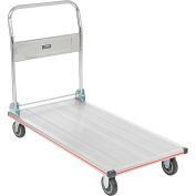 Global Industrial™ Folding Aluminum Platform Truck 48 x 24 600 Lb. Capacité