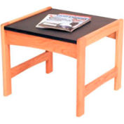 Maillet en bois Table de bout - 21-1/2 "x 20" - chêne moyen