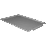 Molded Fiberglass Stacking Tote 887008 Lid for 875008 Tote - 25-3/4"L x 17-3/4"W, Gray