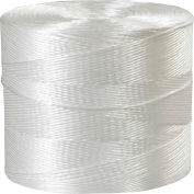 Global Industrial™ ficelle liante en polypropylène, 1 plis, 10500'L, 110 lbs., blanc