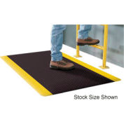 Apache Mills Supreme Sliptech Mat 11/16" Thick 2' x 60' Black W/Yellow Border