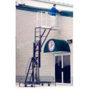 One Person Lift 64"L x 20"W Cantilever Platform - Hydraulic Hand Pump Lift