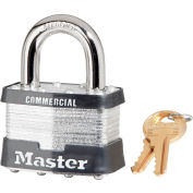 Cadenas à clé Master Lock® no. 5 - 1" anse - clé différente, qté par paquet : 6