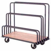 Global Industrial Adjustable Mobile Sheet Rack, 48"W x 24"D x 36"H, 2000 lb. Capacity, Blue