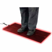 Cozy Products Foot Warmer Heated Floor Mat 1/4" Thick 3' x 2' Black