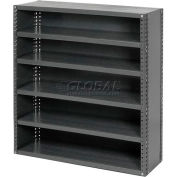 Global Industrial™ Steel Closed Shelving 10 Shelves No Bin - 36x18x73
