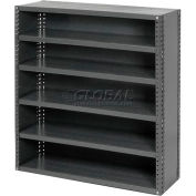 Global Industrial Steel Closed Shelving 10 Shelves No Bin - 36x18x73