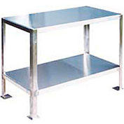 Support de machine Jamco avec jambe inclinée, plateau en acier inoxydable 16 Ga 430, 36 « L x 24 " D