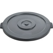 Global Industrial™ Plastic Trash Can Lid - Gris 20 gallons