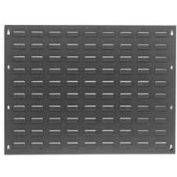 Global Industrial™ Panneau mural gris louvered sans bacs, 27 » x 21 », qté par paquet : 2