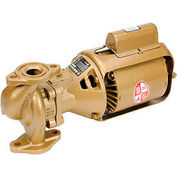 Three-Piece Bronze Series 100 BNFI Circulator Pump 106197LF - 1/12 HP