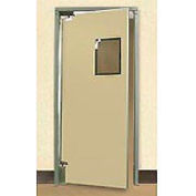 Aleco® 2'6 » x 7'0 » Single Panel Medium Duty Beige Impact Door