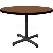 Allied Plastics Round Restaurant Table - 42" - Walnut