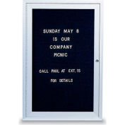 United Visual produits One-porte intérieure lettre Board - W 24" x 36" H