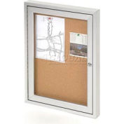 United Visual produits One-porte extérieure Corkboard - 24" W x 36 »