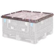 ORBIS CGP4048 BulkPak Folding Bulk Shipping Container Lid - 48"L x 40"W Black