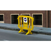 Minit™ verrouillage Barricade en plastique, jaune