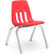 Virco® 9012 Series™ classique en classe chaise - rouge ventilé arrière, qté par paquet : 4