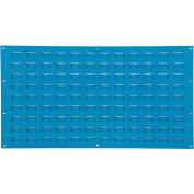 Panneau de persiennes en acier Global Industrial™, 36"W, Bleu