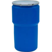 Eagle 1610MB Plastic Lab Pack Drum with Metal Lever Lock - 14 Gallon