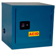 Global Industrial Stackable Acid Corrosive Cabinet, Manual Close Sgl. Door 6 Gallon, 23x18x22
