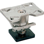 Adjustable Height Stainless Steel Floor Lock FL-ADJ-46-SS for 4", 5" & 6" Casters