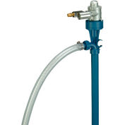 Finish Thompson DEFP018 40" Drum Pump Kit - Polypro Tube - SS Shaft - Air Motor - PVC Hose & Clamp