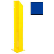 Heavy Duty Door Track Protector 24" Left Blue